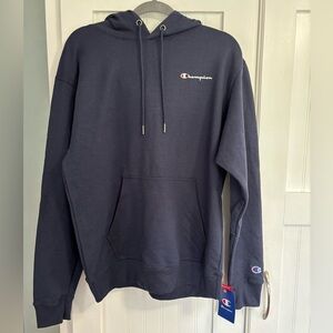 Brand new navy blue champion hoodie
